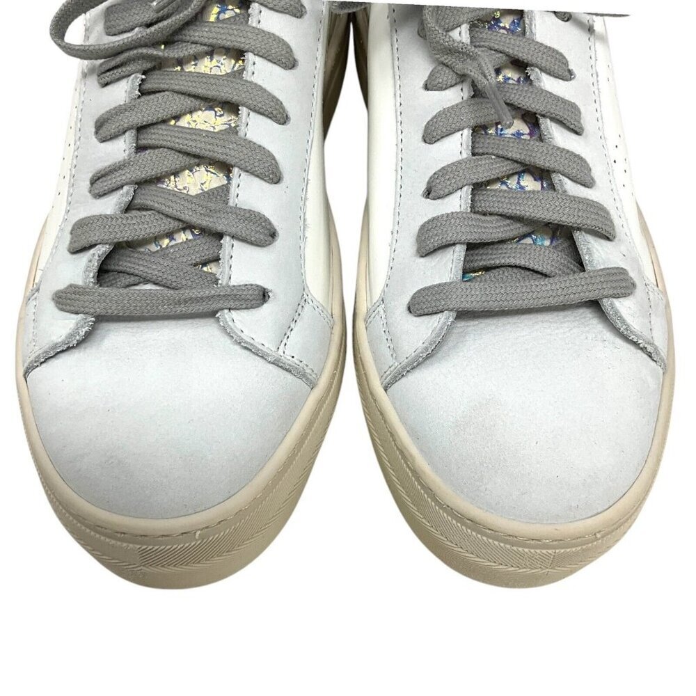 NIB P448 Thea Sneakers Unicorn US Size 8.5 EUR 39 Platform Low Top Leather Italy - Picture 10 of 15